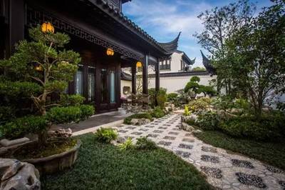 菠萝格防腐木园林古建景观-廊架凉亭木屋定做