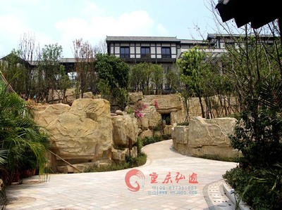 悦榕庄--园林假山塑石_重庆假山丨重庆假山制作丨重庆主题乐园装修丨重庆雕塑制作丨假山塑石丨游乐场装修丨园林景观丨辰可实业
